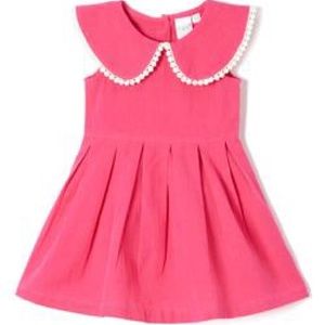 Pink Peter-Pan Collar Dress